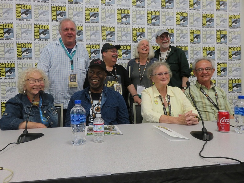 70s Panel - Mark Evanier, Tony Isabella, Louise Simonson, Walt Simonson, Trina Robbins, Arvell Jones, Lee Mars and Mike Friedrich.jpg