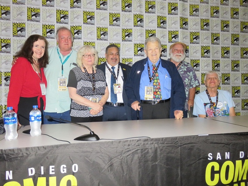 ComicCon Awards - Ruth Clampett, Mark Evanier, Jackie Estrada, David Glanzer, Gene Henderson, Joe Ferrara and William R Lund.jpg