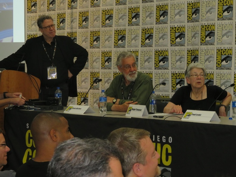 Stan Lee Tribute - Danny Fingeroth, Denis Kitchen and Maggie Thompson.jpg