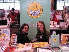 Dave Roman and Raina Telgemeier