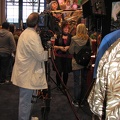 Gail Simone being interviewed for TV
