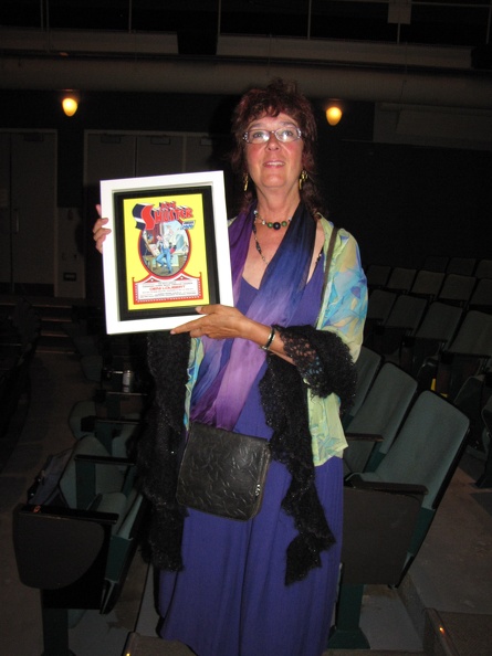 Deni Loubert with Hall of Fame Award.JPG