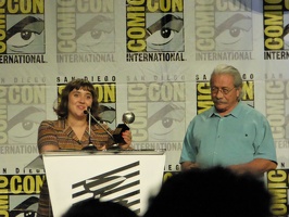 Tracy Hurren and Edward James Olmos