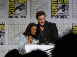 Kandyse Mcclure and Tahmoh Penikett